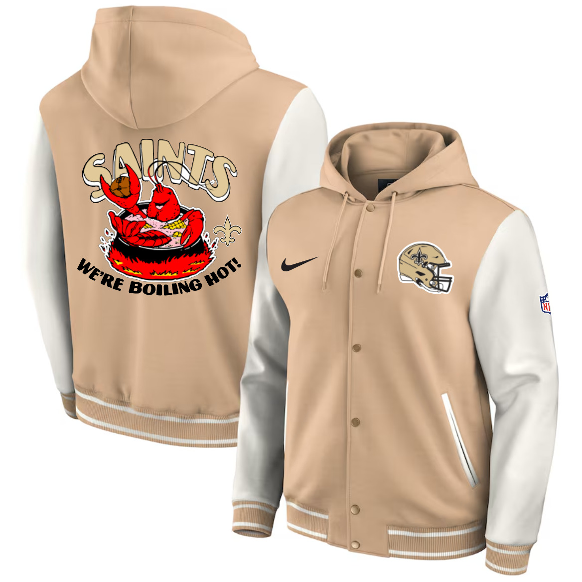 Men 2025 NFL New Orleans Saints jacket syle 1->nfl t-shirts->Sports Accessory